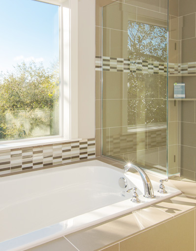 Bathroom in a Greenwood Homes House