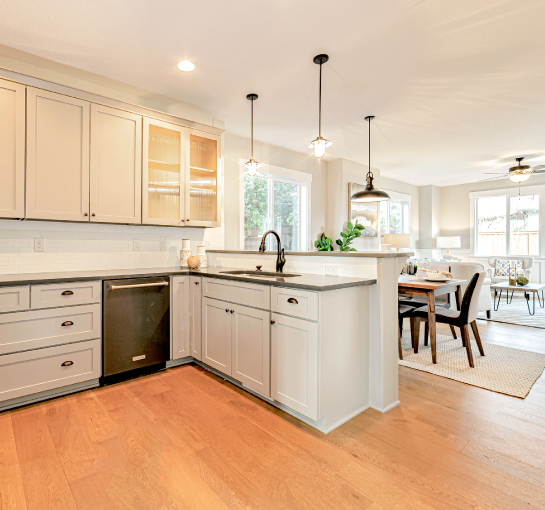 A New Kitchen in a Greenwood Homes House