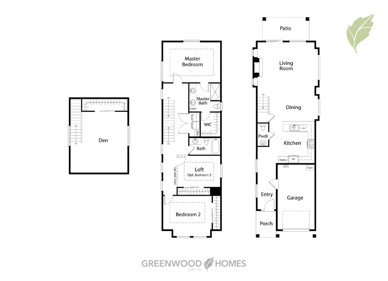 House Floor Plan by Greenwood Homes