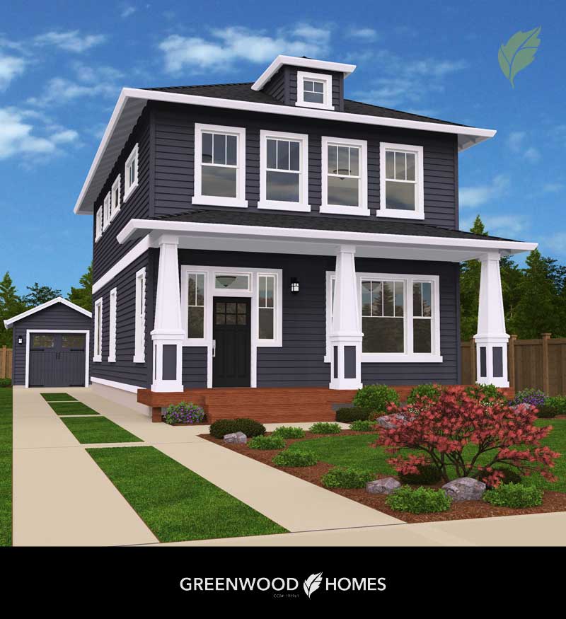 Home Rendering of NE Saratoga, Portland,Oregon by Greenwood Homes