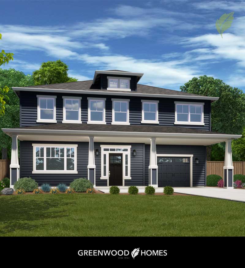 House Rendering of SW Miles, Portland, Oregon by Greenwood Homes