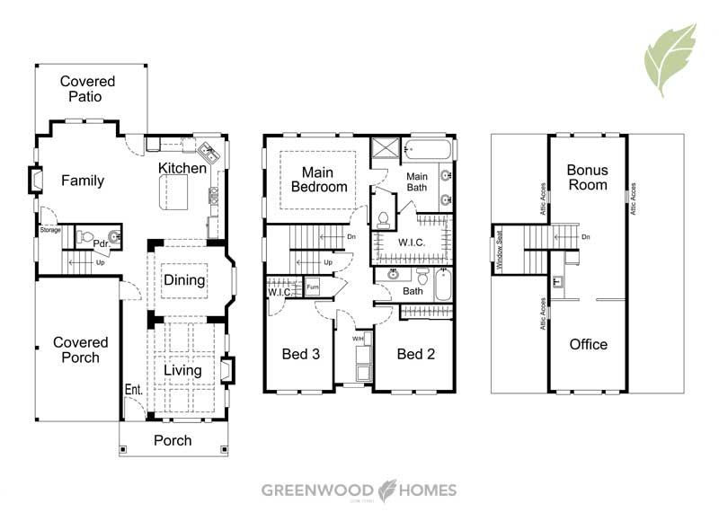 N Fiske House Plans by Greenwood Homes