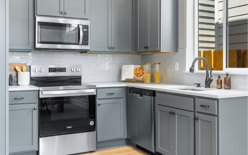 A kitchen built by Greenwood Homes in Portland, Oregon