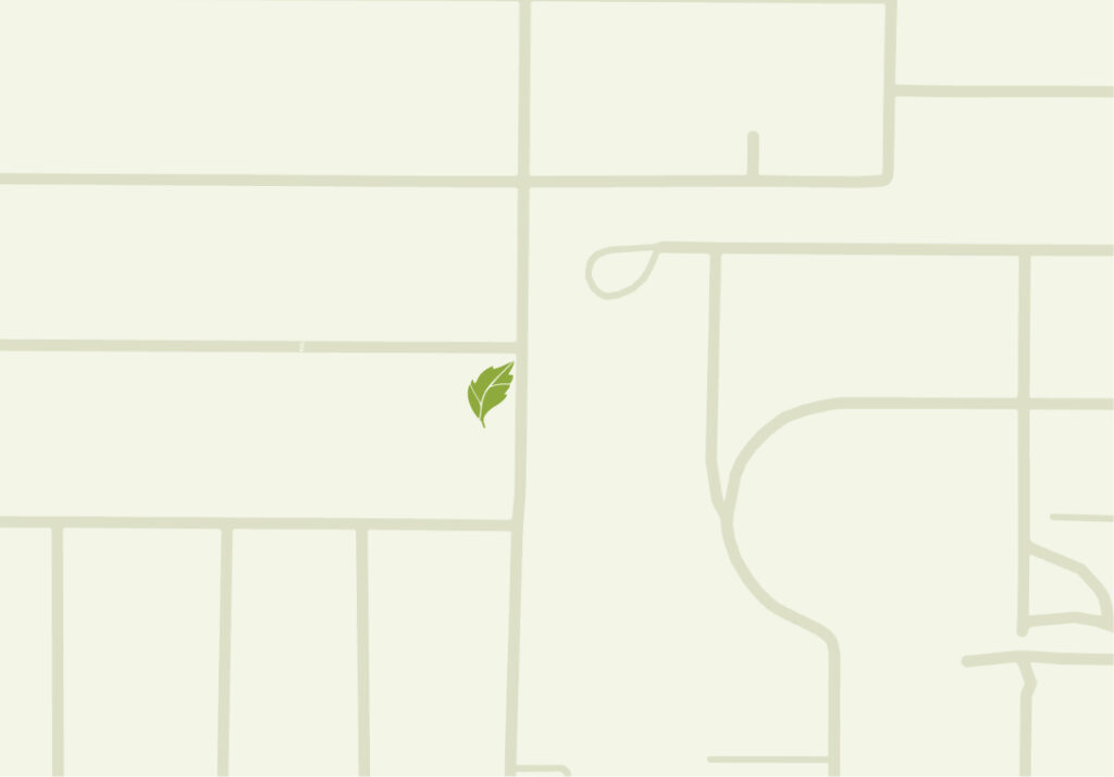 WC-GreenwoodHomes-Community_Beaumont_BeaumontMap Location of Beaumont Village in Portland, Oregon on a minimalist map
